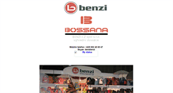Desktop Screenshot of benzi.cz